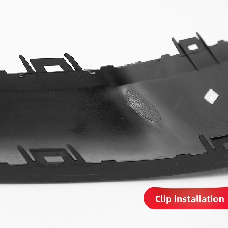 LMM front bumper bright strip decorative strip electroplated fog light frame accessories original black