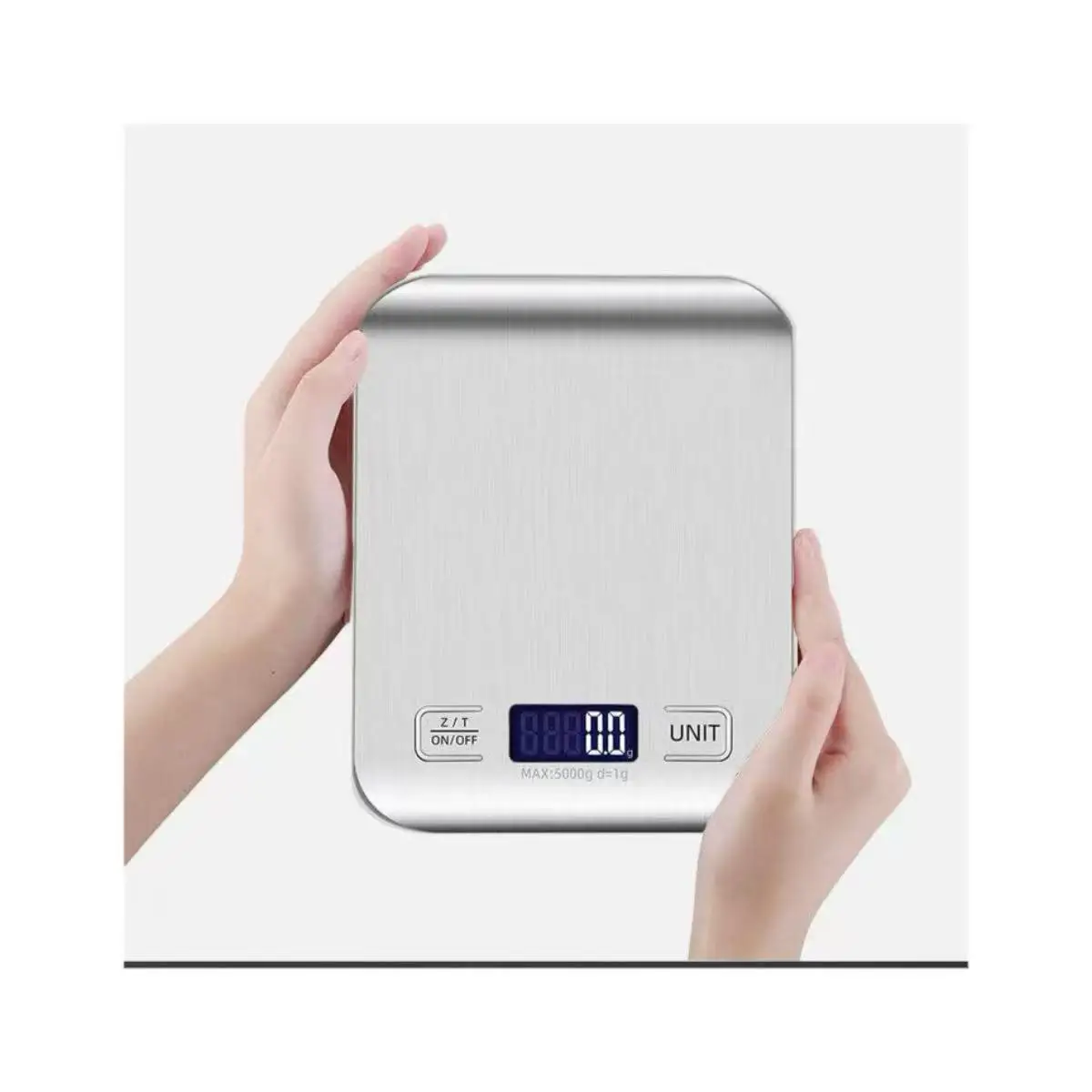 Kitchen Scale LCD Display Stainless Steel Electronic Scales Home Jewelry Food Snacks Weighing Baking Tools
