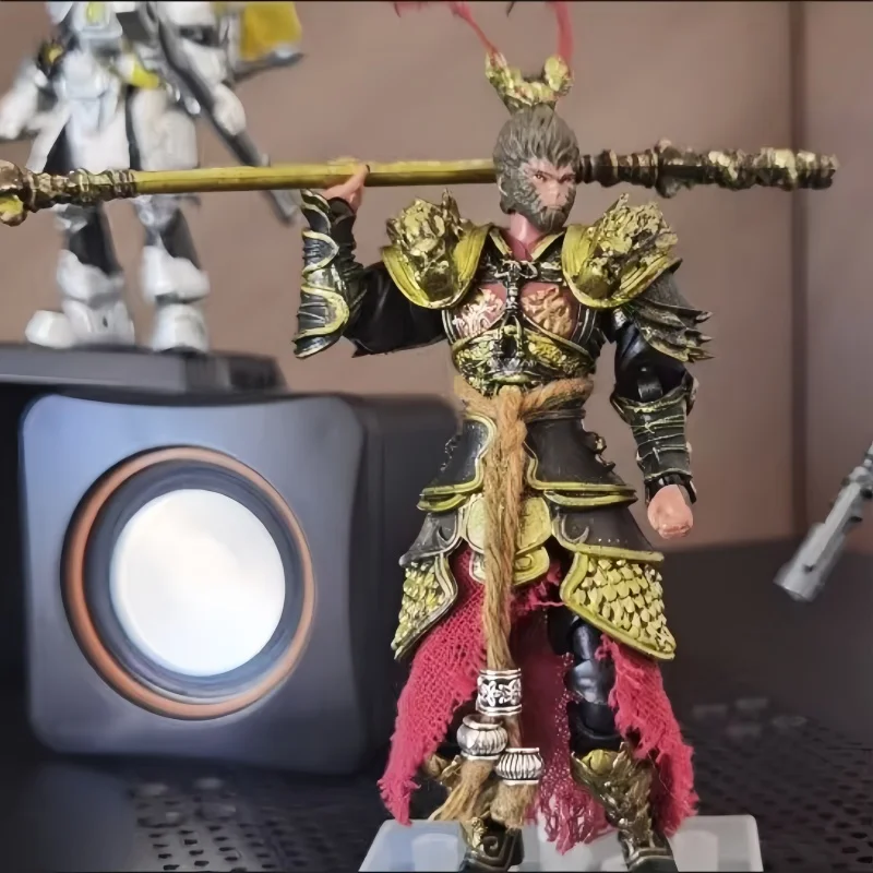 

Black Myth: Wukong Anime Figures 10cm Wukong Figure Joint Movable Models Statue Collection Desk Decora Toys Kids Christmas Gifts