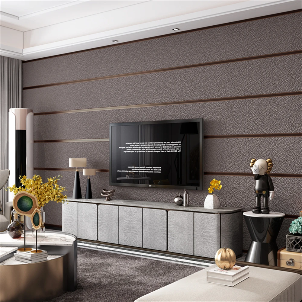 3D Suede Desktop Marble stripes wallpaper for walls Mural Imitation Feature 3D coffee Wall Paper Roll for Living Room bedroom