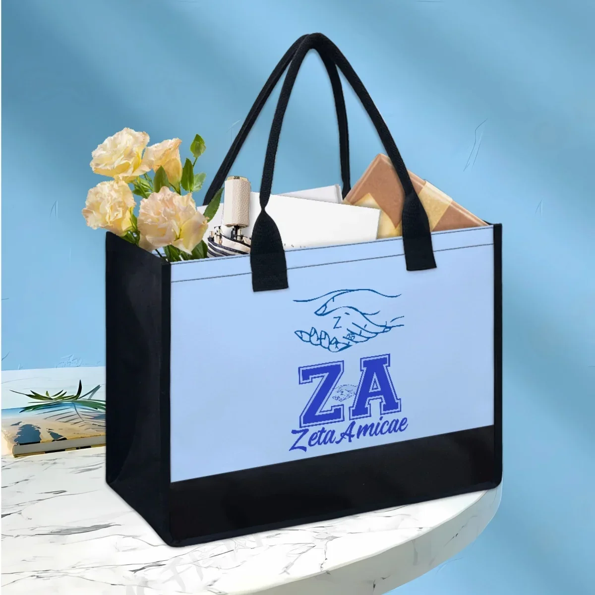 Handbags for Women Coin Purse Zeta Amicae Designer Vintage Canvas Beach Bags Friends of Zeta Elegant Totes Shoulder Bags Female