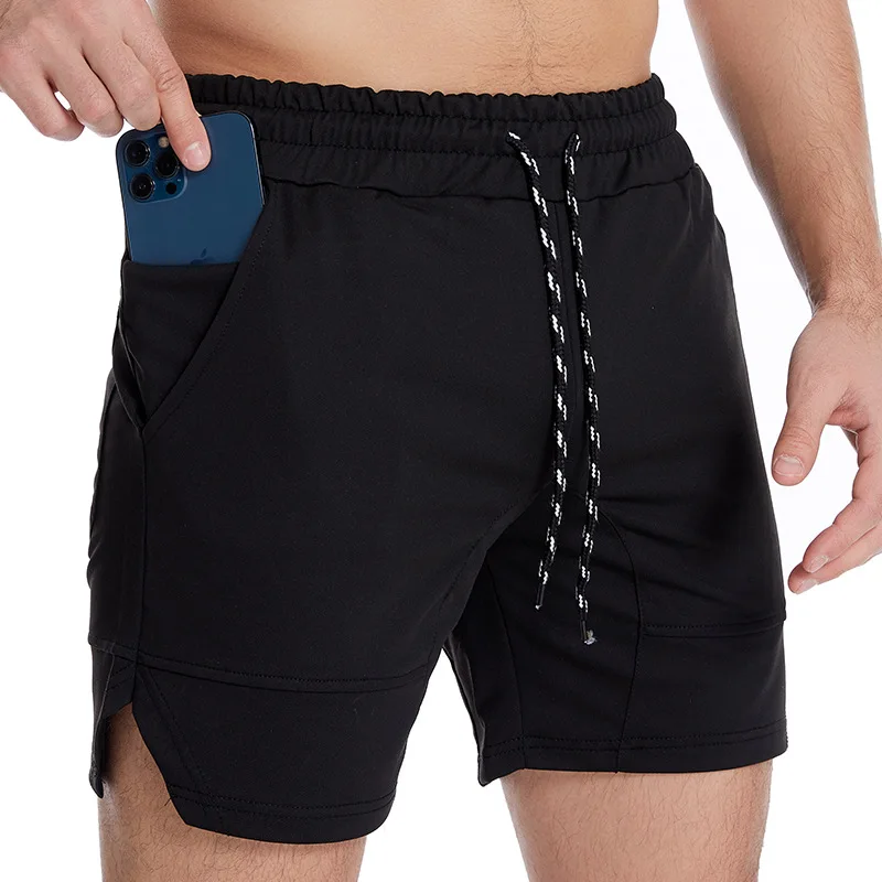 Men Casual Clothing Male Fitness Jogging Training Shorts Workout Bodybuilding Gym Sports Mens Running Shorts Training Shorts