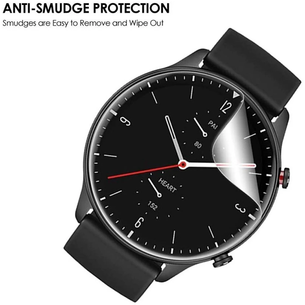 Película de hidrogel transparente ultrafina para reloj inteligente Huami Amazfit GTR 2, cubierta protectora, 3/6 piezas