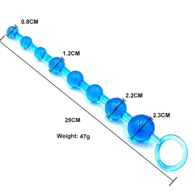 10 бусин, анальные бусины, Мягкая Силиконовая пробка, Тянущее кольцо, шарик, анальная расширение, анальная бусина, Стимуляция простаты, секс-игрушки для женщин и мужчин