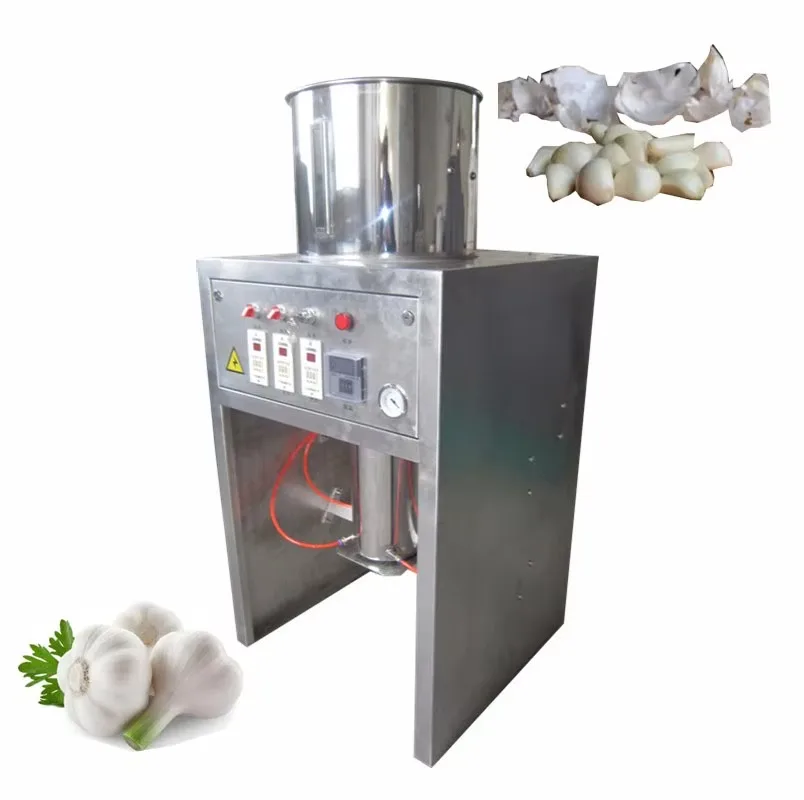 Commercial garlic peeling machine can be customized 200kgh automatic chain garlic peeling machine