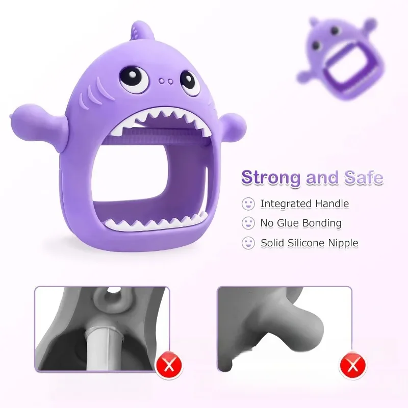 Baby Teether Gloves Kids Teething Silicone Dental Care Gums Anti-eating Hand Molar Stick BPA Free Baby Accessories Newborn