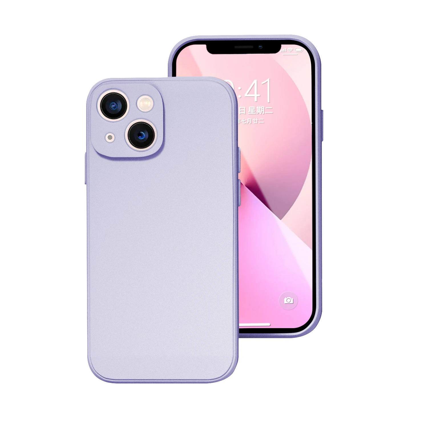 Handyhülle für iPhone 14 Plus 13 12 Mini 11 Pro Max Xs X Xr 7 8 Candy Color Square Liquid Silicone Soft Protector Back Cover – Detail 15