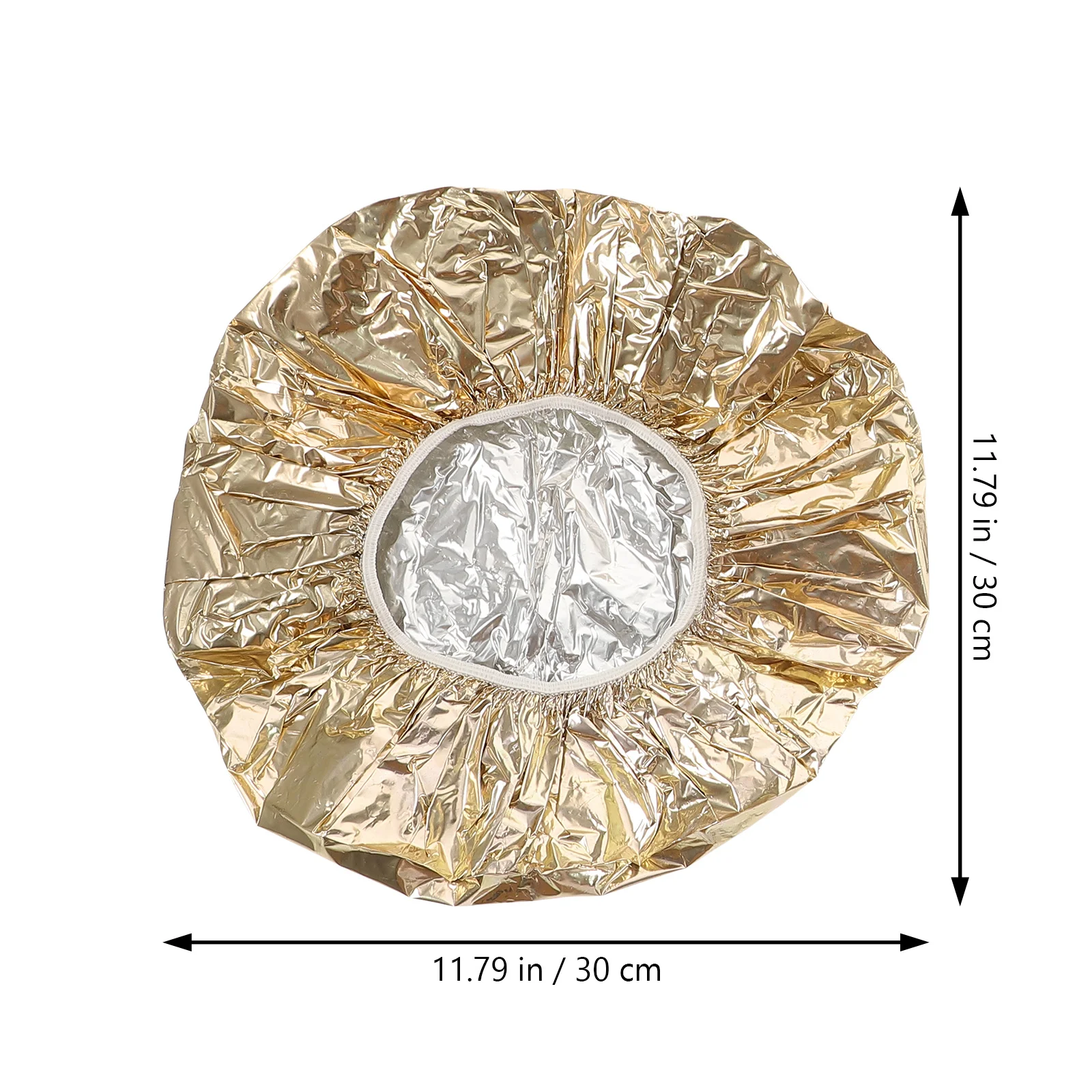 

4Pcs Aluminum Foil Hair Processing Caps Elastic Band Deep Conditioning Hair Coloring Heat Insulation Treatment Caps