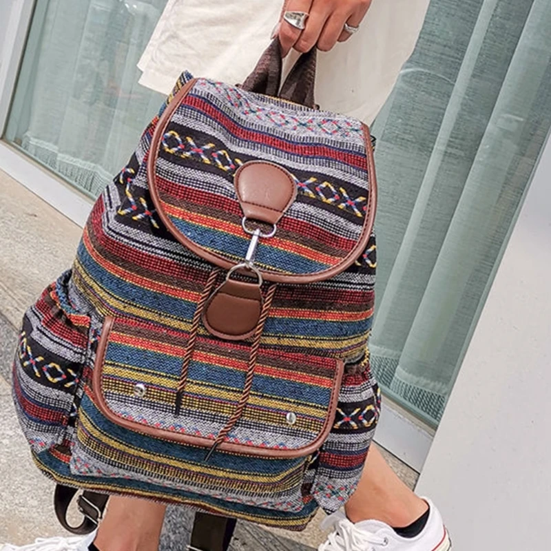 2024 Fashion Oxford Schoolbag Large Capacity Bookbags Backpack for Teen Girls Student Casual Versatile Daypack Vintage Bags