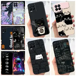 For Realme 8 Pro 4G Case Realme 8 8i 4G 5G Coque Cover Soft TPU Silicone Shockproof Bumper For Realme8 8Pro Coque With Pattern