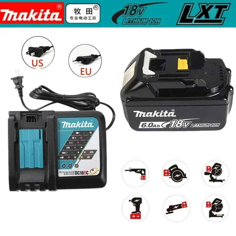 

Original Makita 18V tools Battery for 18v drill Replacement Batteries BL1830B BL1850B BL1860B BL1815 BL1830 BL1840