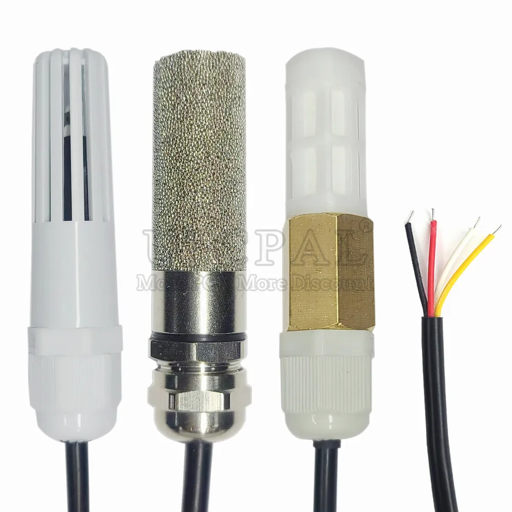 SHT30 Temperature Humidity Sensor Probe Cable Waterproof RS485 Output Standard MODBUS RTU Protocol 1M Length -40 to +125