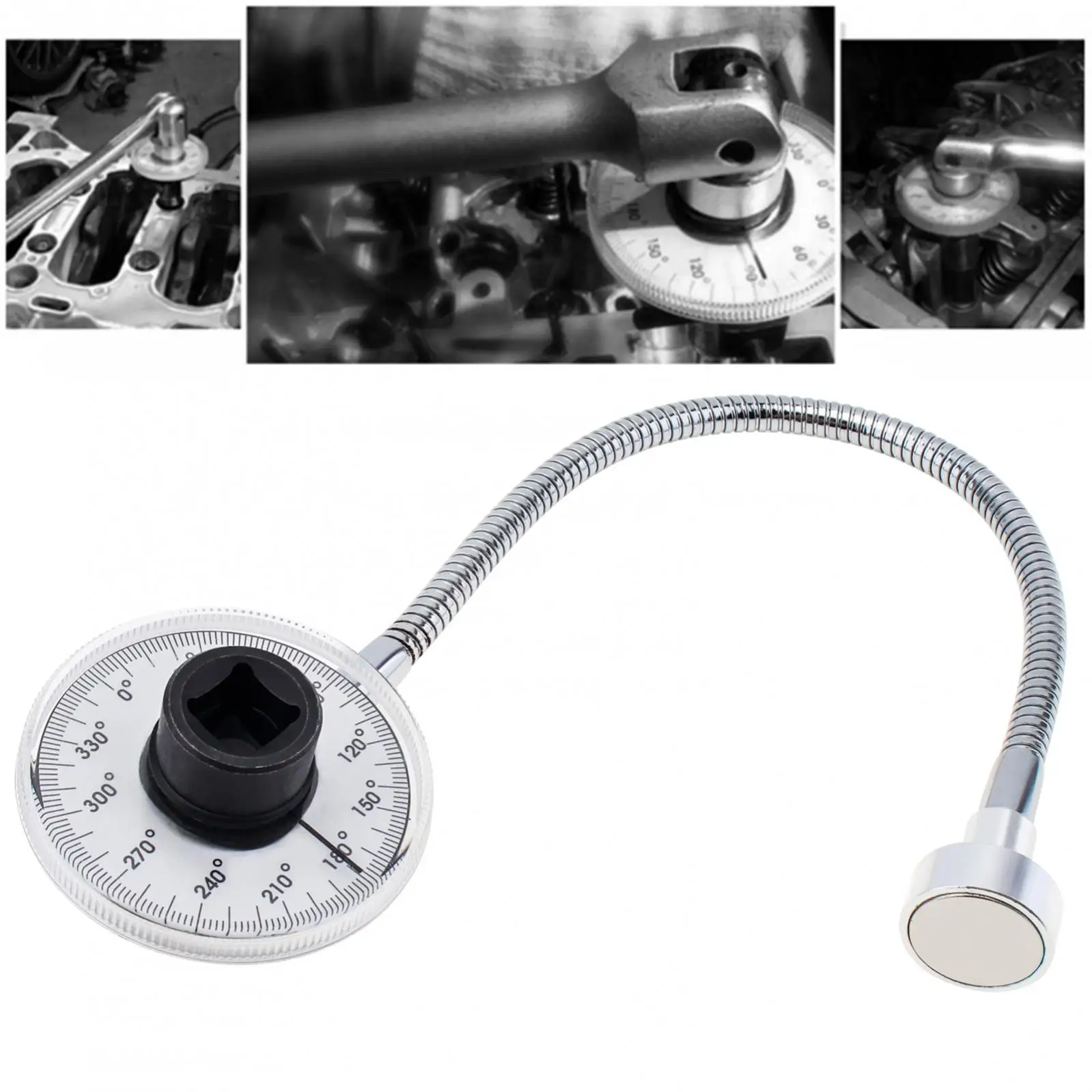 Imagem -05 - Drive Torque Angle Gauge Wrench Rotação de 360 Graus Medição de Torção Ferramentas Manuais Ferramenta Medidor Automotivo Aço Inoxidável