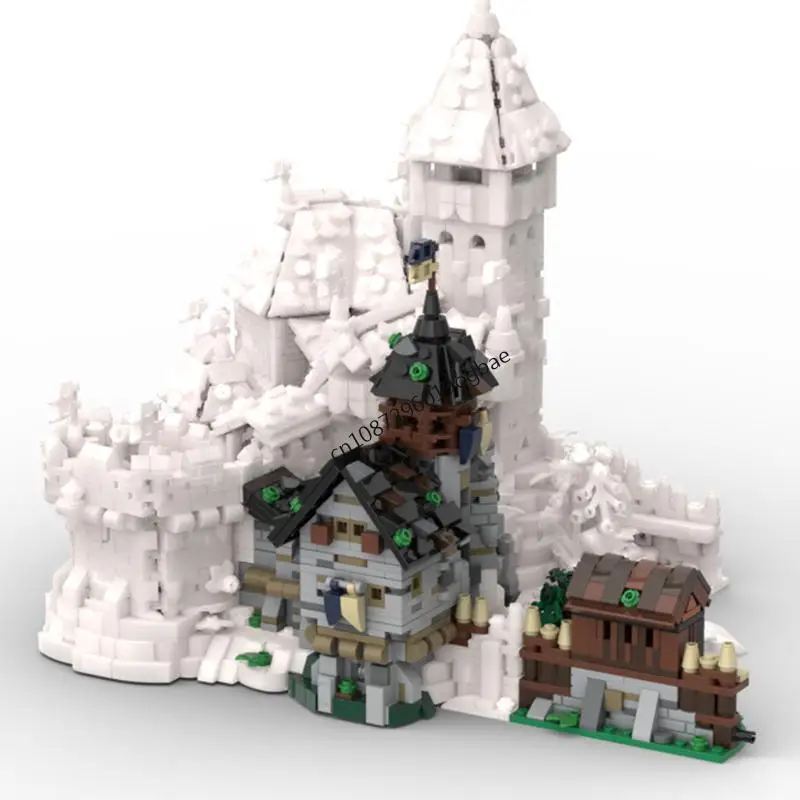 ชุดตัวต่อ 944 ชิ้น แบบจำลองประตูปราสาทยุโรปยุคกลาง สไตล์มินิ สำหรับเด็ก ของเล่นสร้างสรรค์ ไอเดียสร้างสรรค์ ของขวัญวันเกิด