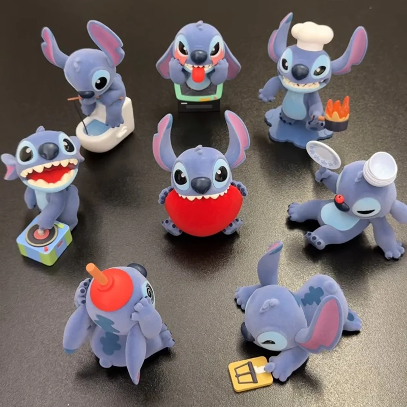 

Disney Stitch Super Trouble Maker Series Blind Box Stitch Mystery Box Cute Action Figure Doll Surprise Bag Collectible Toy Gifts