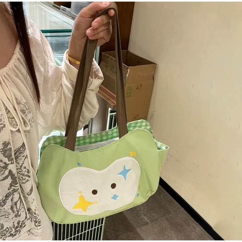 Apfel-förmige Umhängetasche, Damenhandtasche, Niedliche Leichte Kompakte Tasche für Reisen, Einkaufen & Freizeitausflüge, Druckknopfverschluss – Detail 15