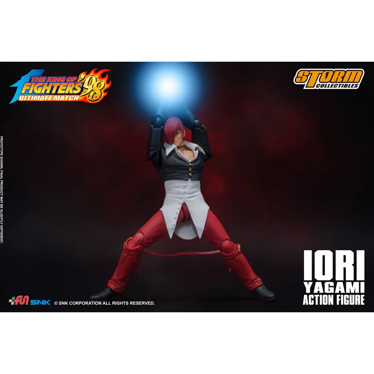 In Stock Original Storm Toys Iori Yagami The King of Fighters '98 1/12 KOF SKKF-004 Game Character Model Movable Doll Art