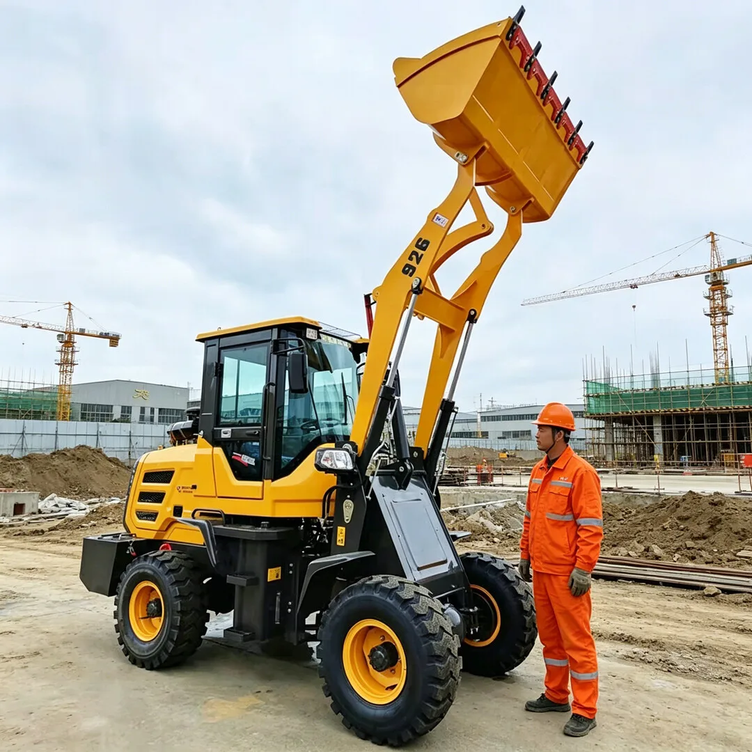 Customized Compact Micro Mini Loader Wheel Loader Small Front End Loader Earth Moving Machine Farm Garden Cheap Price