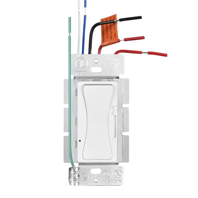 JHD Low Voltage 0-10V Dimmer Switch LED Dimming Control For Dimmable LED Lights, CFL, Halogen And Incandescent Bulbs