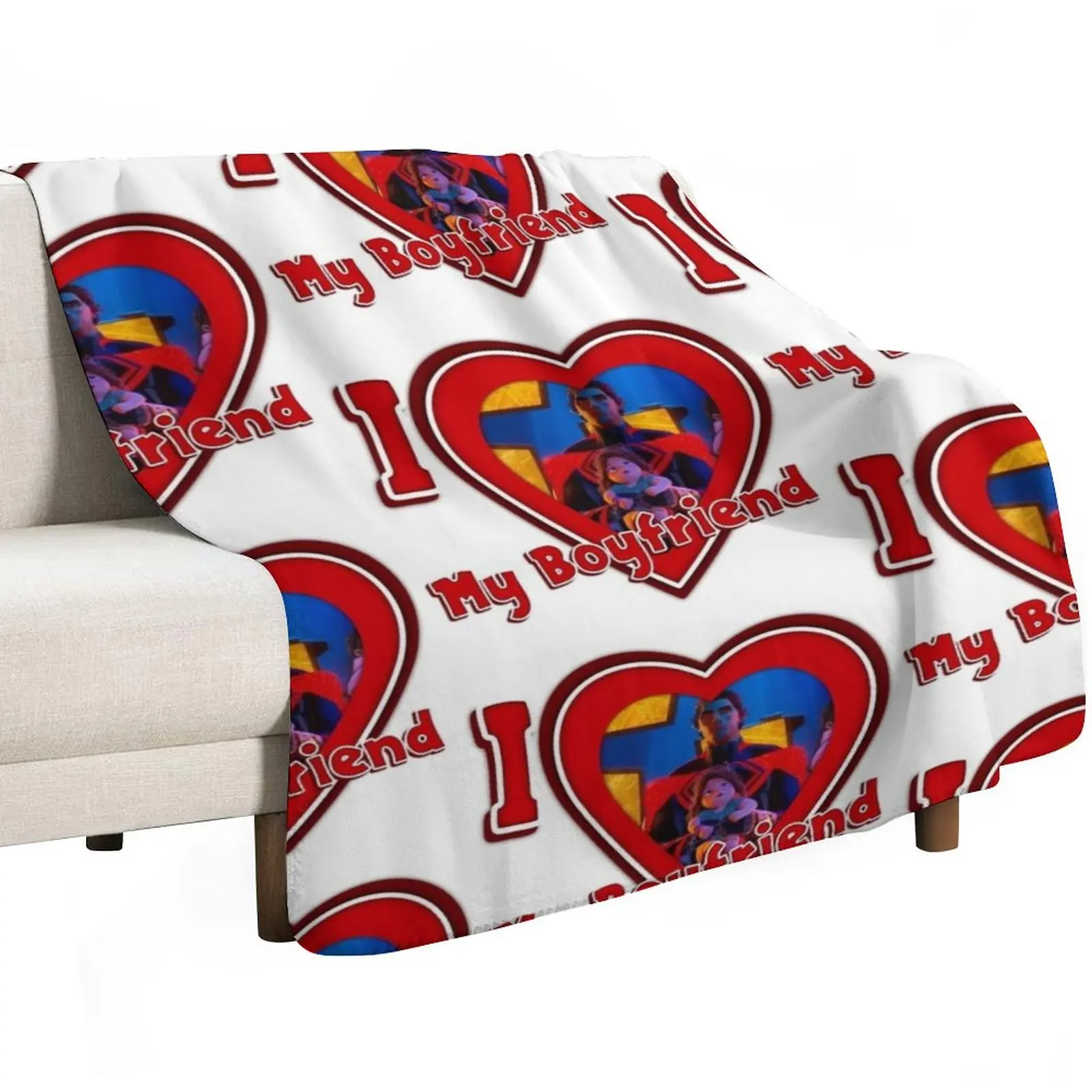 I love my boyfriend, Miguel O’hara’s with Mayday Throw Blanket Thins Cute Blankets Sofas Of Decoration Heavy for sofa Blankets