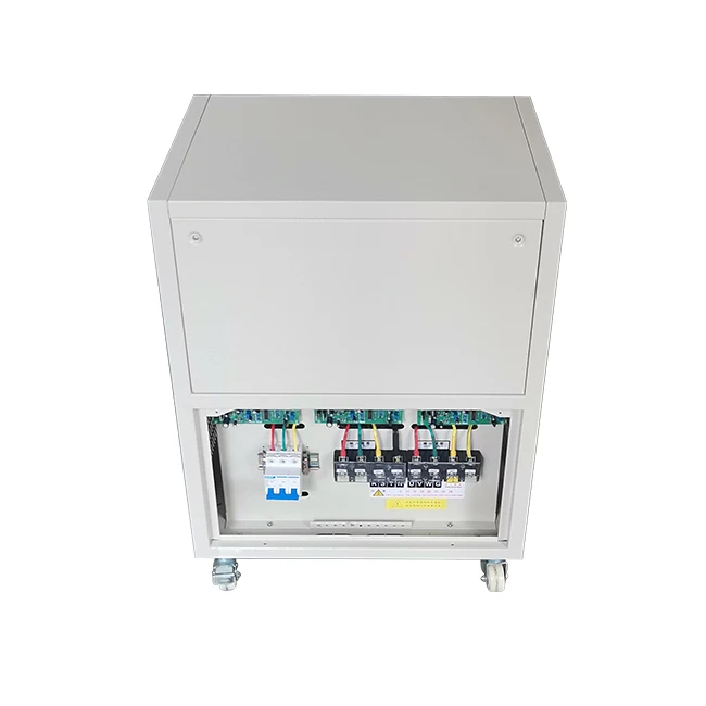 3 Phase Intelligent Inductive Automatic Voltage Regulator 380V 10KVA High Power Customized Voltage Stabilizer