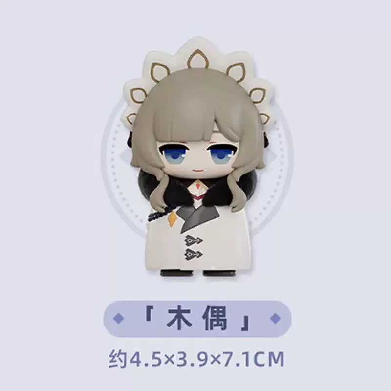 Genshin Impact Auf Lager Fatui Harbinger Serie Blind Box Kawaii Trendige Q-Version Anime-Figuren-Sammlung Desktop-Überraschungsgeschenk