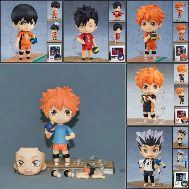 ¡¡Haikyuu GSC Nendoroid original caliente!! Figura de Anime Hinata Shoyo Tobio Kageyama, adornos de modelos coleccionables