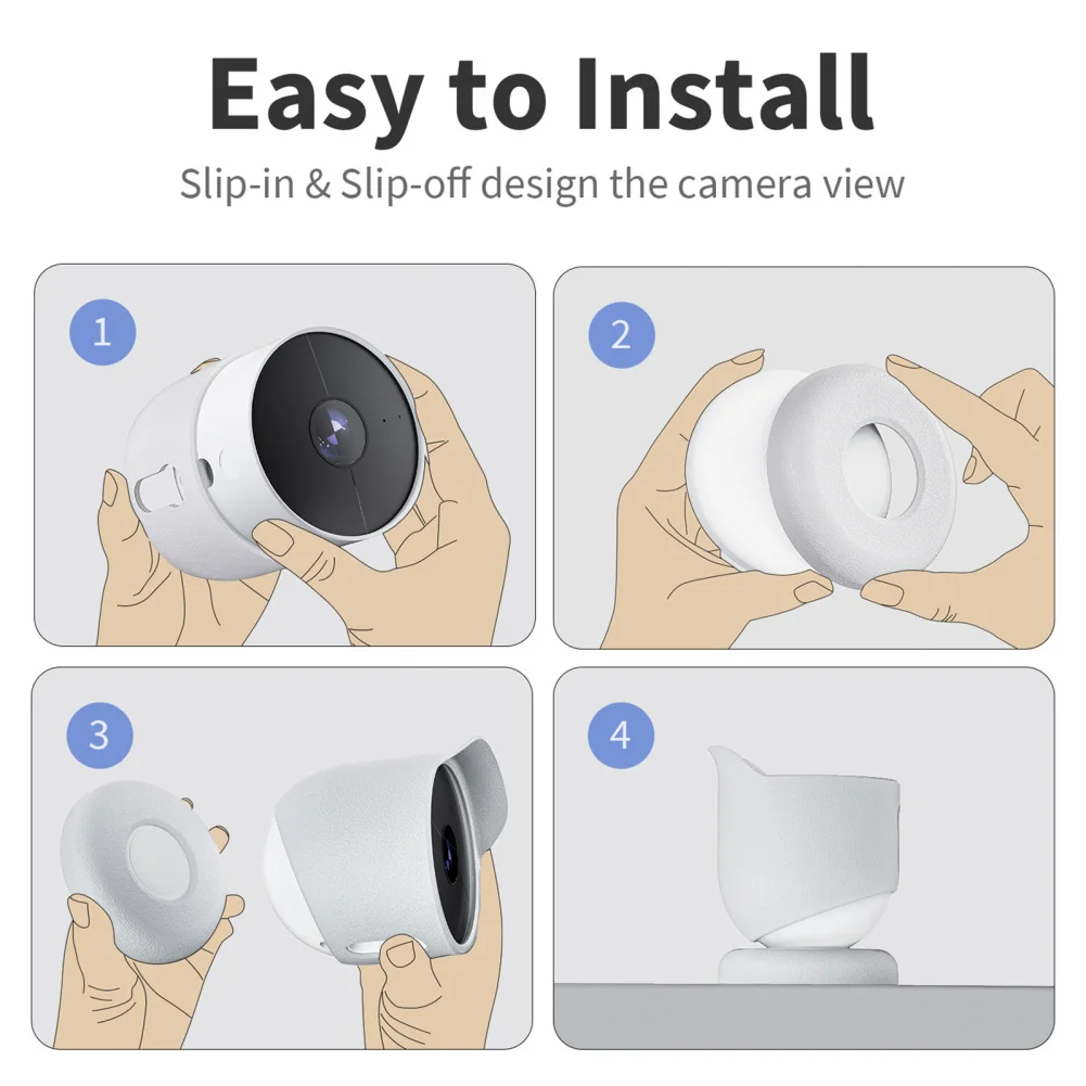 New Intelligent Camera Protective Cover for Outdoor All-around Rain and Weather Protection Suitable for Google Nest Cameras