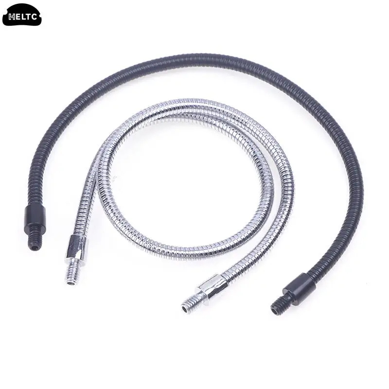 10/20/30/40cm High Quality LED Gooseneck M4 Black Silver Microphone Positioning Hose Two External Teeth M4 Flexible Snake Tube