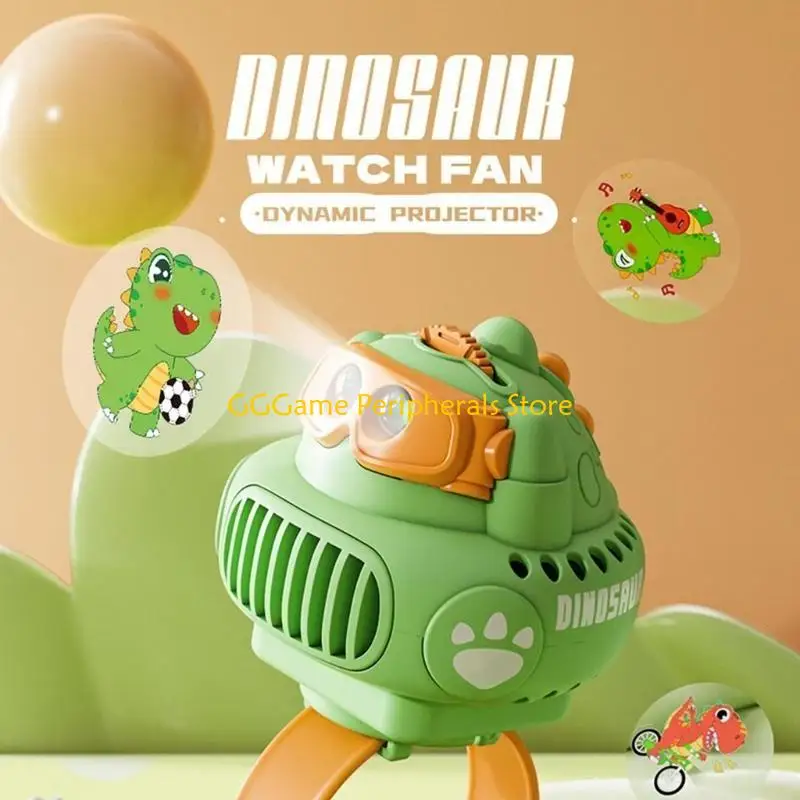 U55B Mini-horlogeventilator met 1 projectiefilm 3 sets patronen Verstelbaar kindercadeau