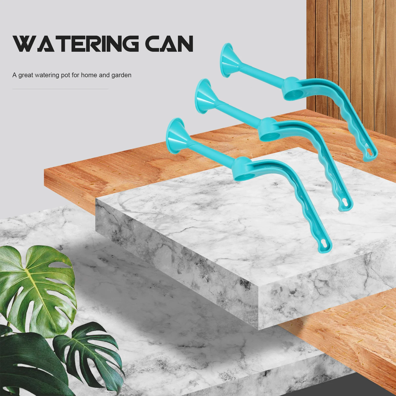 

3Pcs Long Spout Sprinkler Plastic Watering Bottle for Succulents Indoor Outdoor Plants Garden Tool Household Plant Care Device