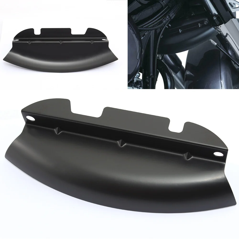 

Black Front Lower Wind Deflector Motorcycle Accessories For Harley 2014-19 Street Glide Electra Glide Road Glide Road King
