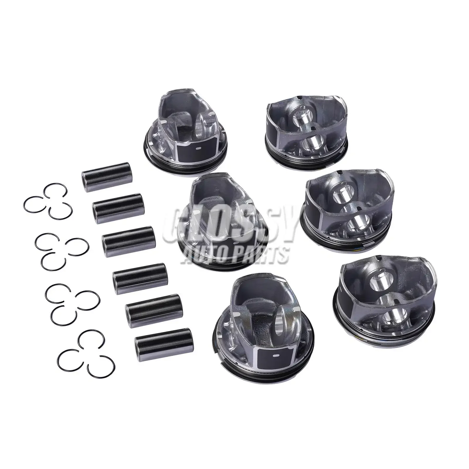 AP03 Set fasce elastiche 6 pezzi AJ126 per Jaguar Land Rover 3.0L V6 sovralimentato