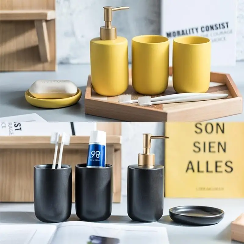 

QX2E Держатель для зубной щетки Набор для хранения в ванной комнате Бутылка для лосьона Может Дозатор для мыла Коробка