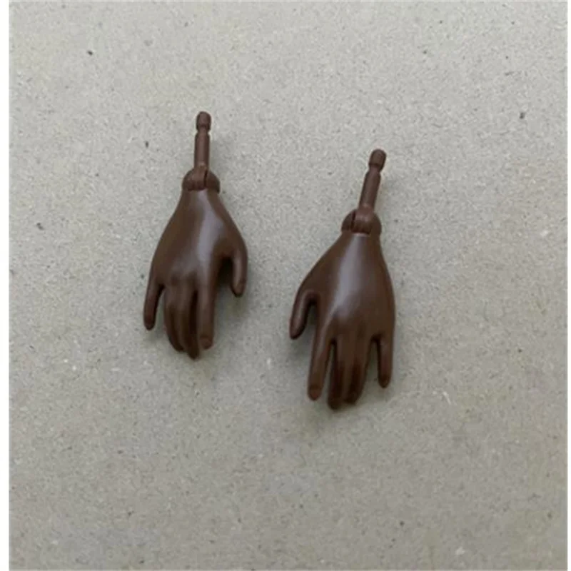 Original Doll Replacement Hands Feets Multi-Joints Yoga Body Hands Male Female Doll Accessories White Black Brown Beige Color