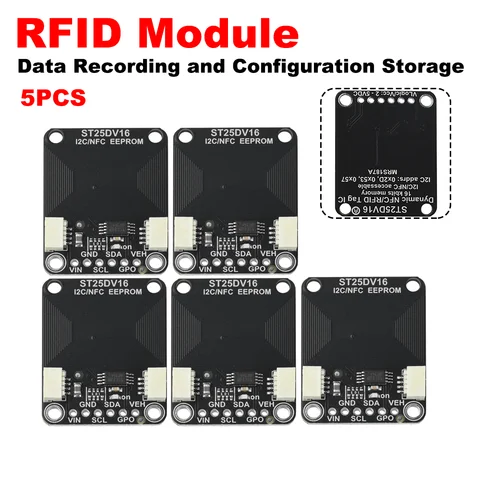 ST25DV16K I2C Dynamic NFC RFID Tag Module STEMMA QT/Qwiic 13.56MHz ISO15693 for Arduino ESP32