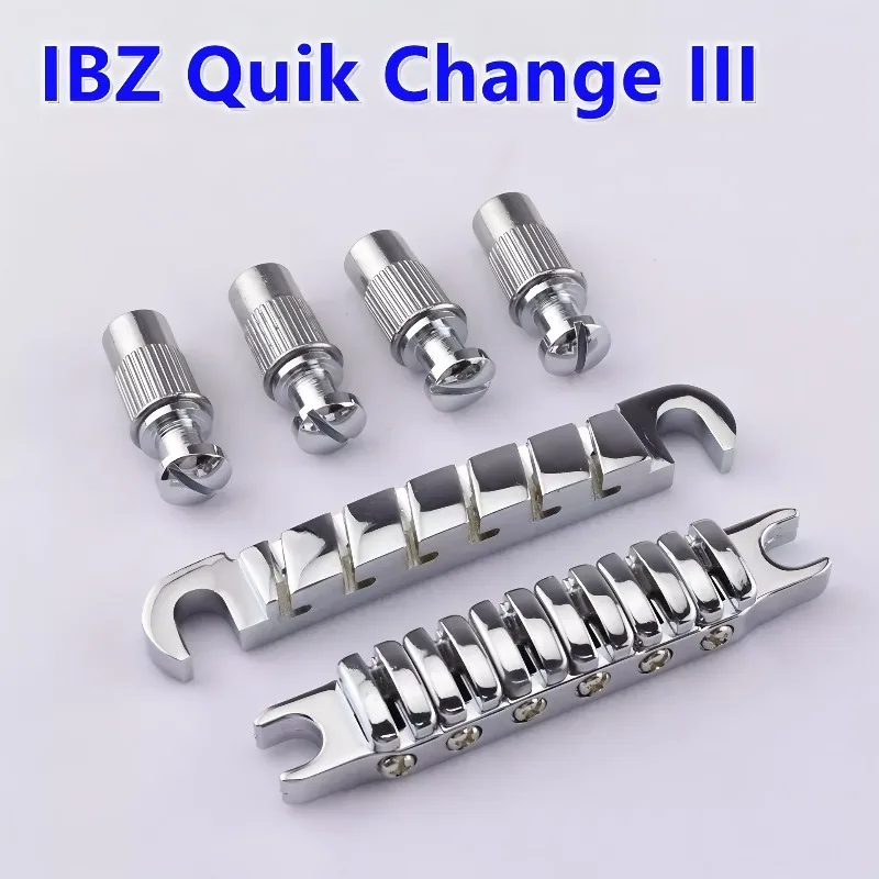 

Zinc Alloy Tune-O-Matic Guitar Bridge Precise Durable Rust-proof 6-string IBZ Guitar Bridge Musical Instrument Accessories