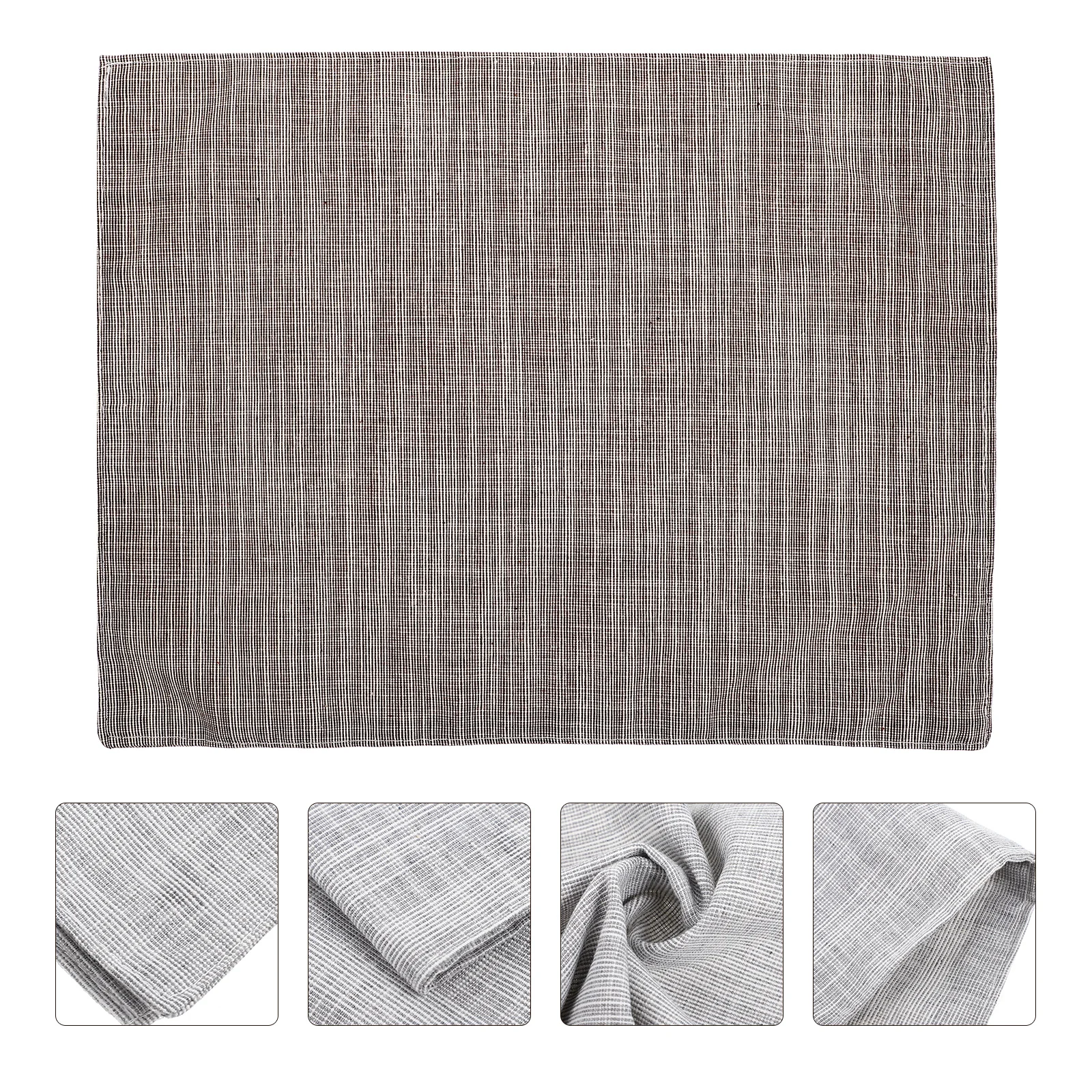 

Linen Placemat Set Heat Insulation Non-Slip Table Mat for Dining Home Kitchen Decoration Anti-Scald Coaster Dish Bowl Pot