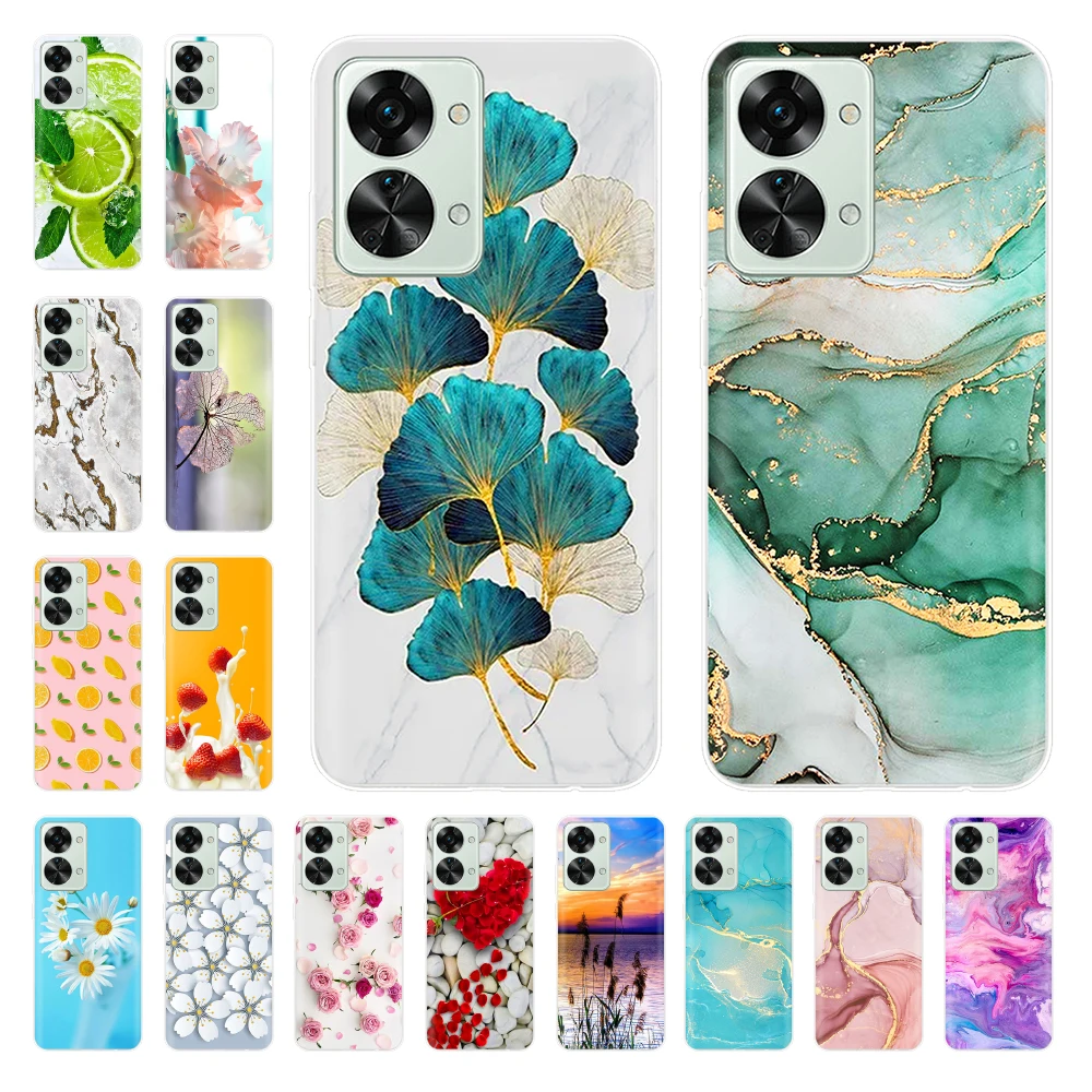 For OnePlus Nord 2T Case For OnePlus Nord 2T Cover Silicone TPU Fundas Phone Capa Protector Case OnePlus Nord 2T 2 5G Cover Para