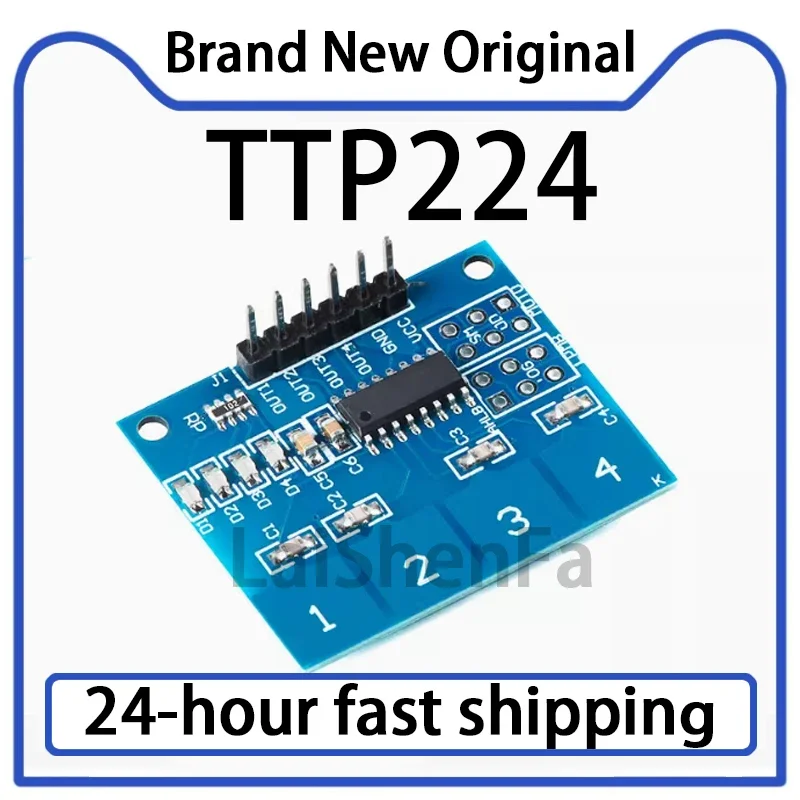 2PCS TTP224 4-channel Capacitive Touch Switch Digital Touch Sensor Module Original Stock