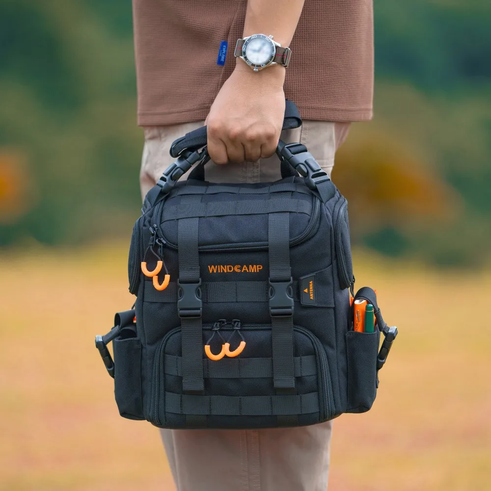 WINDCAMP Funkgehäuse für ICOM IC-705 Field Pack, kompatibel mit LC-192 GO Box