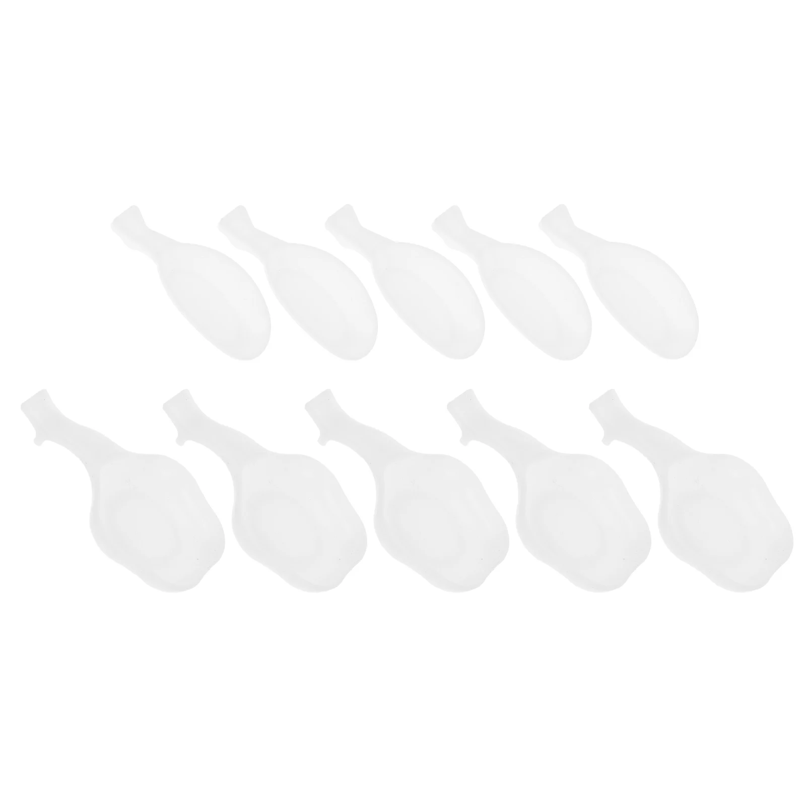 

40 Pcs Ink Disc Stationery Supplies Sauce Cups Office Plate Tray Plastic Inkwell Paint Mini Dish