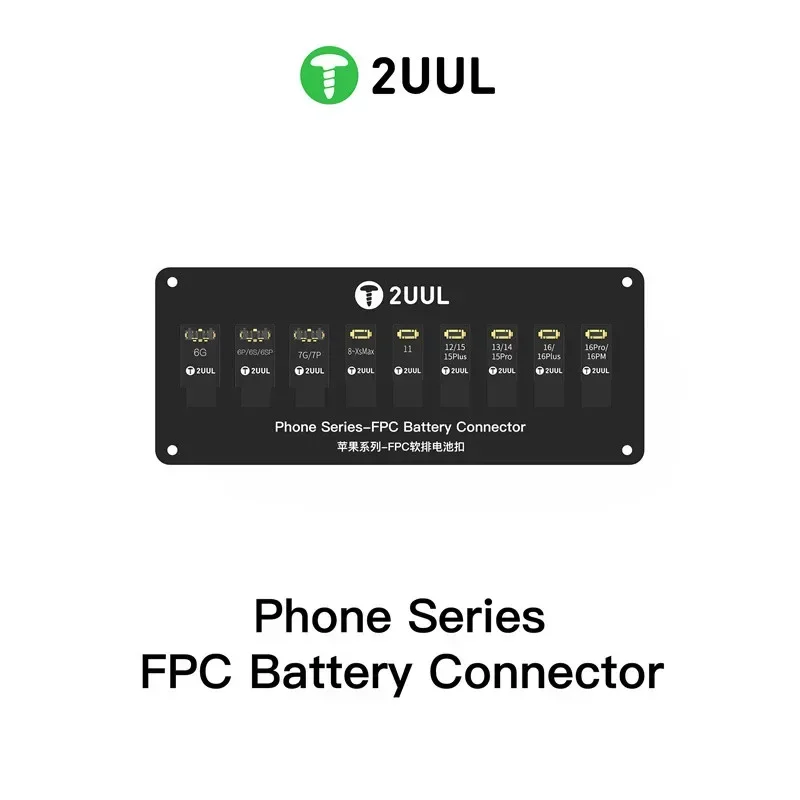 2UUL BT03 سلسلة الهاتف FPC موصل البطارية للهاتف 6 7 8 X XS XR 11 12 13 14 15 16 PRO MAX PLUS MINI