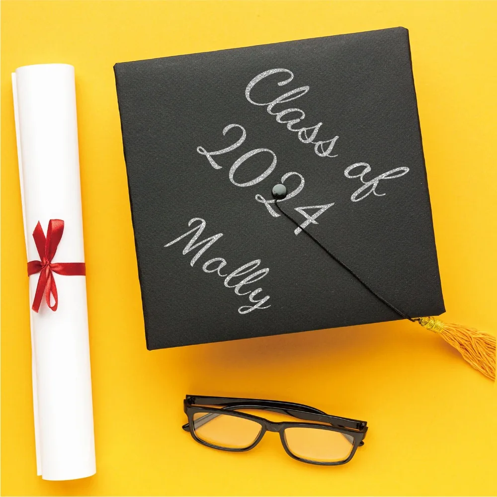 5 hojas de pegatinas de letras con purpurina de A-Z en inglés, pegatinas de letras grandes del alfabeto brillantes de 2/1, 5 pulgadas, corazón de estrella