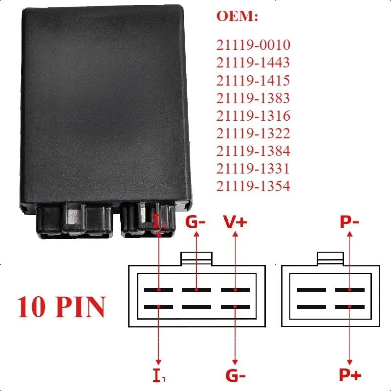 Motorcycle Digital Ignition CDI Unit Box Igniter For Kawasaki GPX250 ZZR250 GPZ250 ZR250 Balius ZXR250 ninja EL250 Elinator