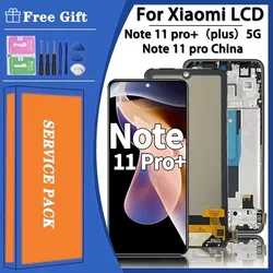 Screen for Xiaomi Redmi Note 11 Pro+ 5G 21091116UG LCD Display Screen Touch Digitizer for Redmi Note 11 Pro (China) 21091116C