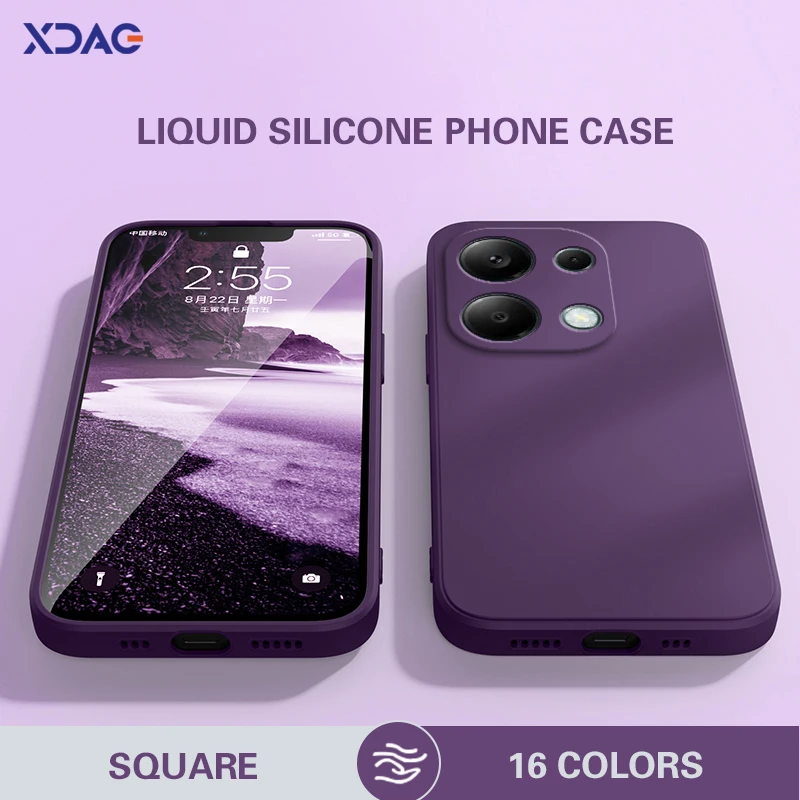 Liquid Silicone Phone Case for Xiaomi Redmi Note13 Note 13 Pro 13Pro 4G 6.67