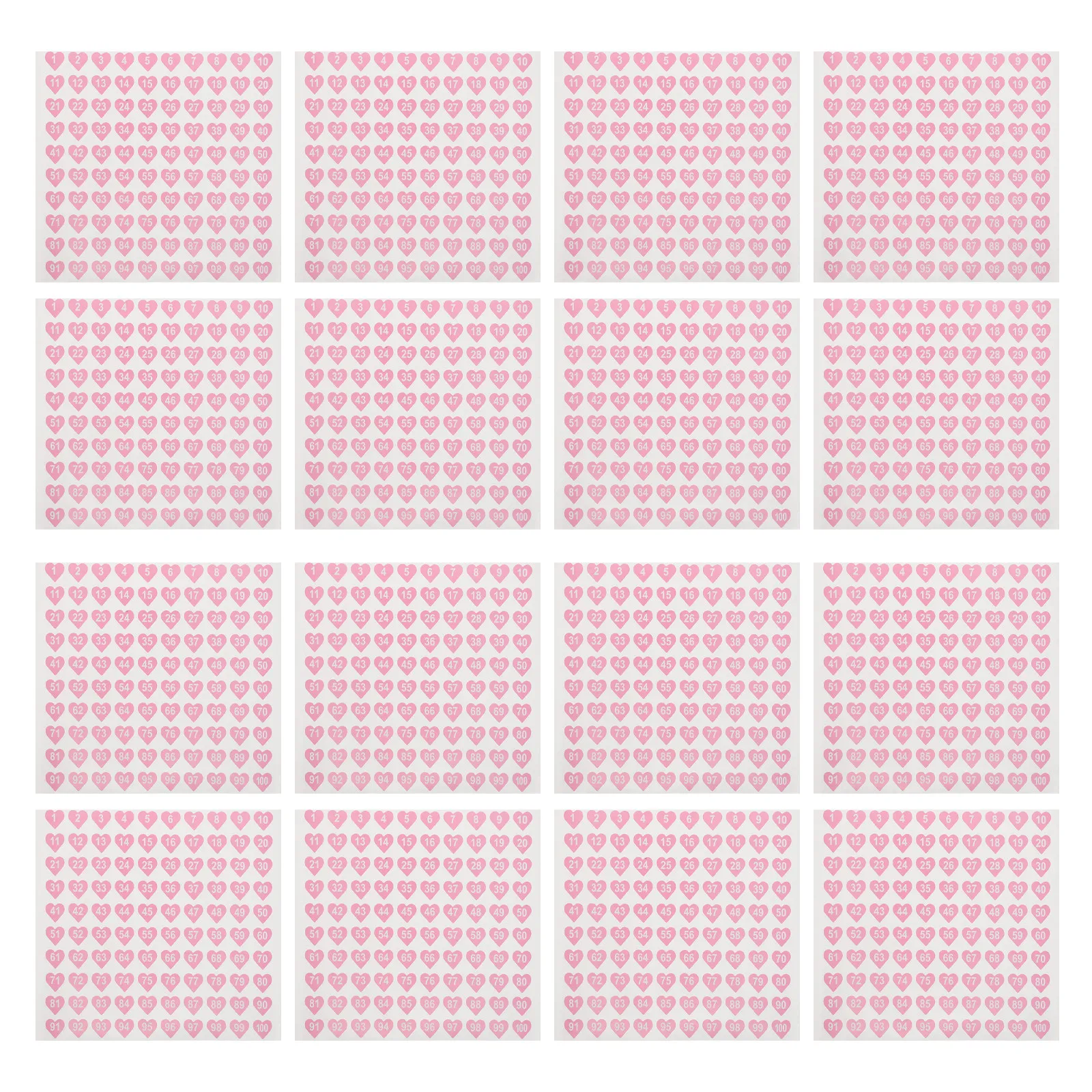 50Pcs Nail Number Stickers Small Self Adhesive Label 1x1cm Peel and Stick Color Coding for Inventory Manicure Tools Organization
