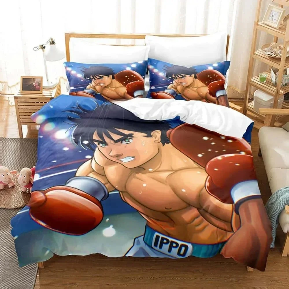 

Fashion 3D Printing Anime Hajime No Ippo Bedding Set Single Twin Full Queen King Size Bed Set Adult Kid Bedroom Duvet cover Sets