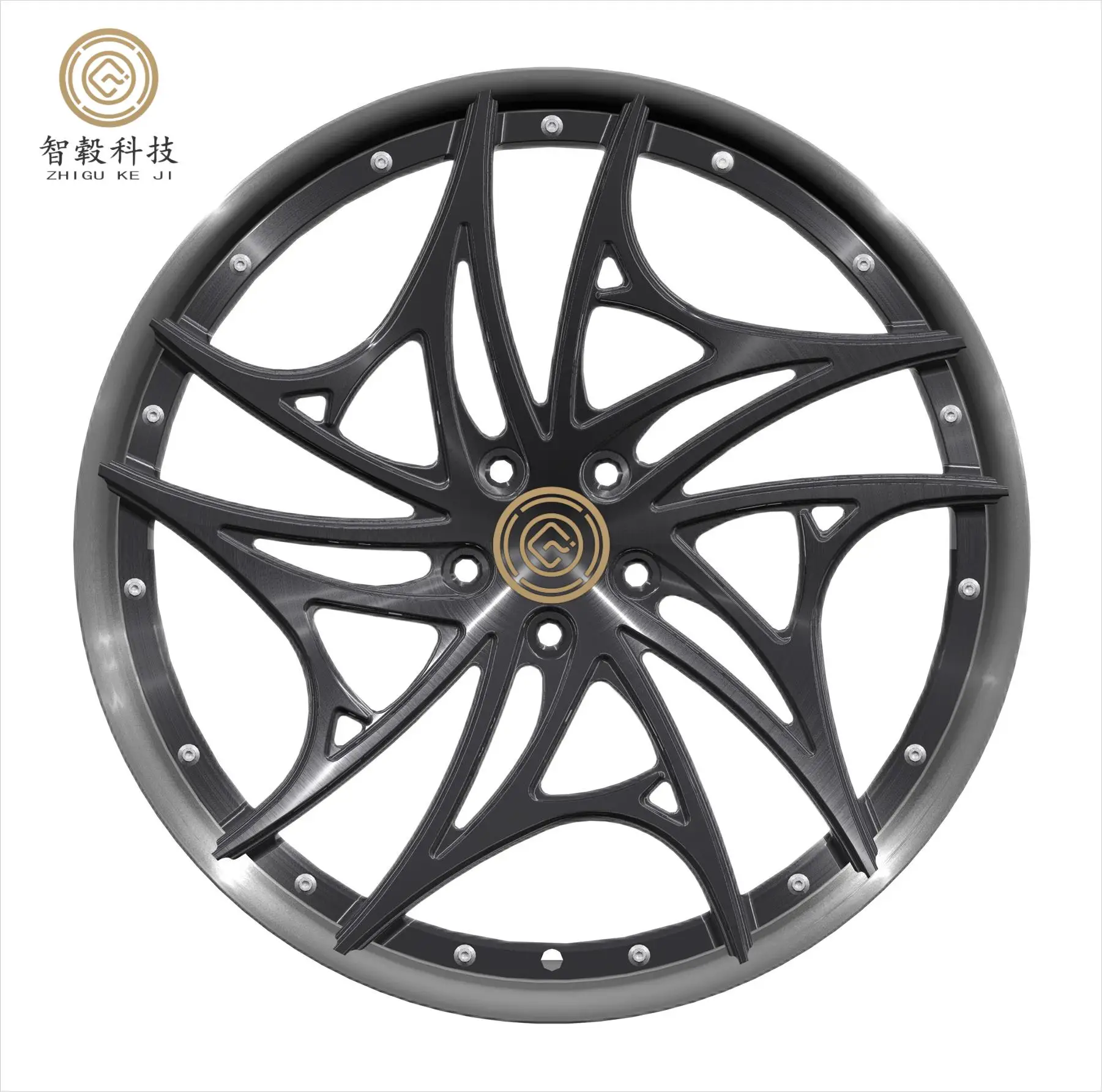 

Direct Manufacturer Professional 2 Piece Forged Aluminum Alloy Car Wheels 8J Width 5x112 PCD Wheel Rim Type 35mm 50mm 30mm ET"